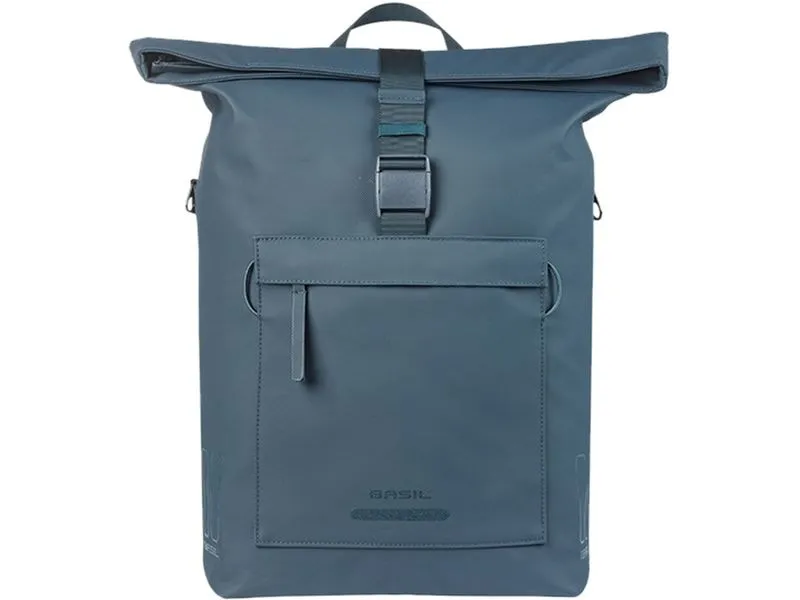 BASIL Gepäckträgertasche Brooklyn MIK Hooks, 17 l, navy