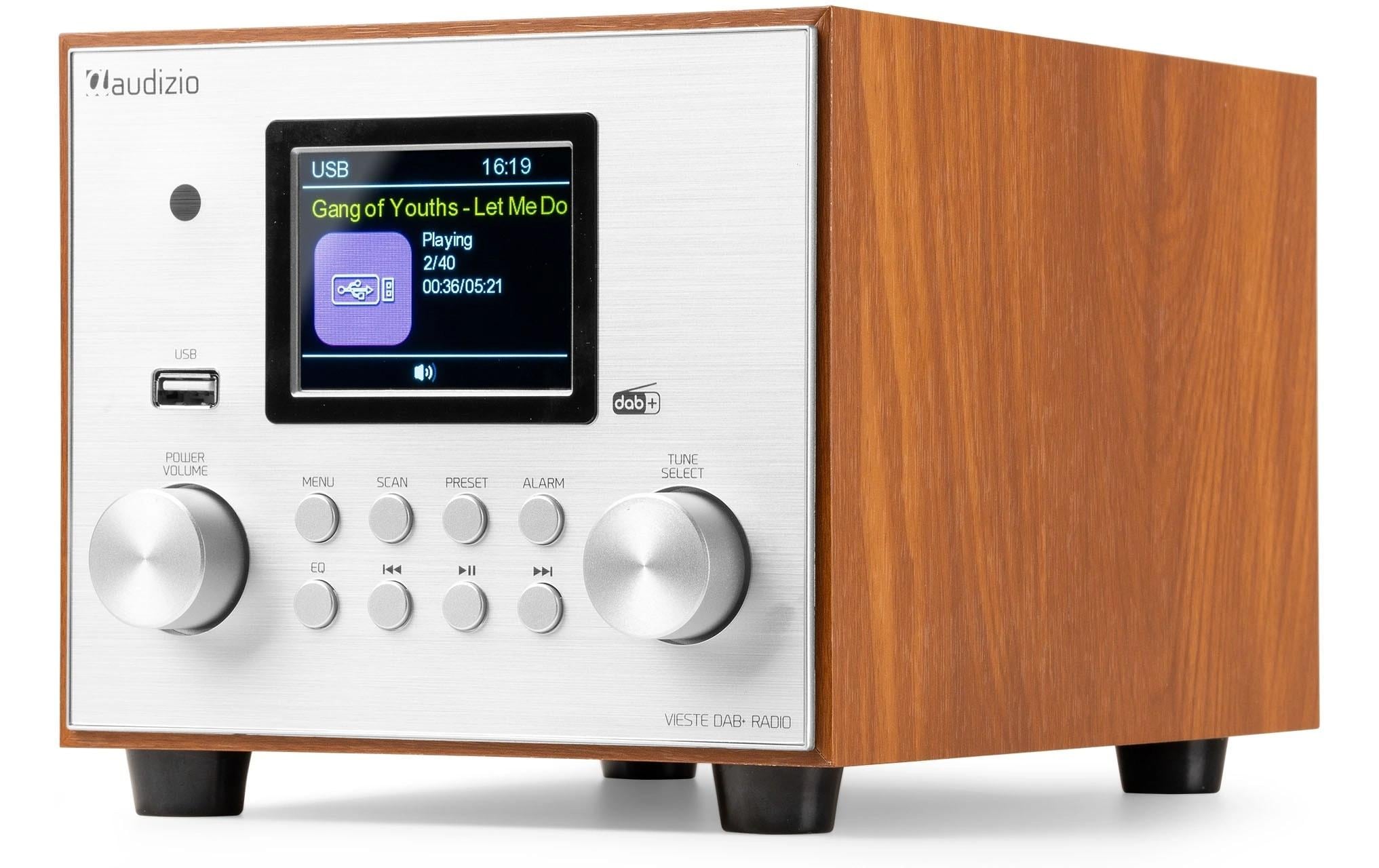 Audizio DAB+ Radio Vieste Silber