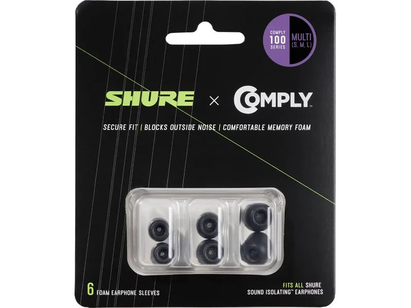 Shure Ohrpassstücke EACYF1-6KIT 6 Stück