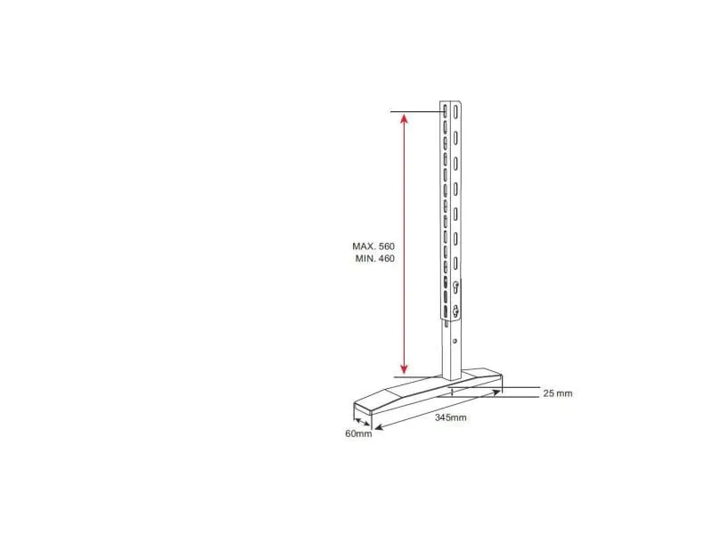Audioraq Standfuss Premium Twin 55 max. 55 kg Schwarz Audioraq Standfuss Premium Twin 55 max. 55 kg Schwarz
