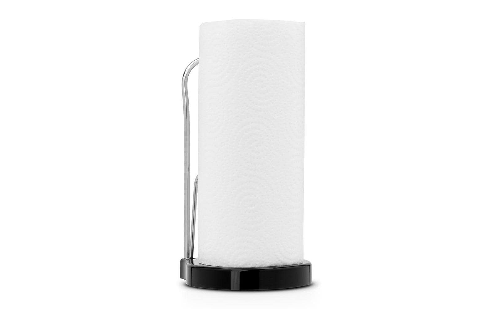 Brabantia Küchenrollenhalter Schwarz/Silber