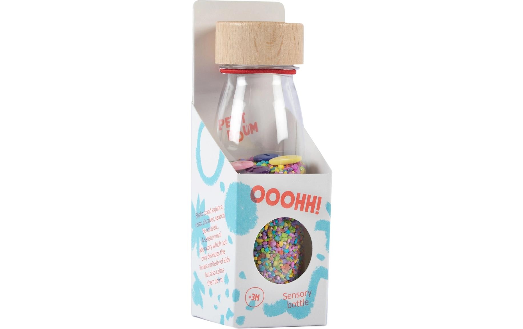 Sombo Sensorikflasche mit Sound – Knöpfe 15.5 cm