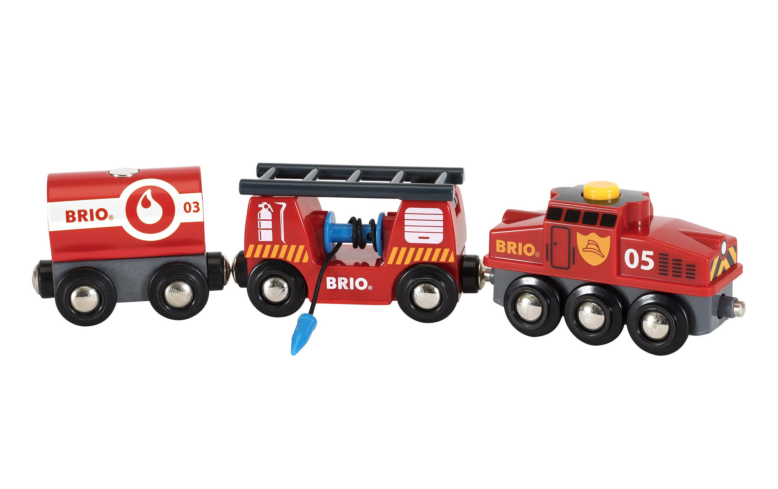 BRIO Eisenbahn Feuerwehr Löschzug BRIO Eisenbahn Feuerwehr Löschzug