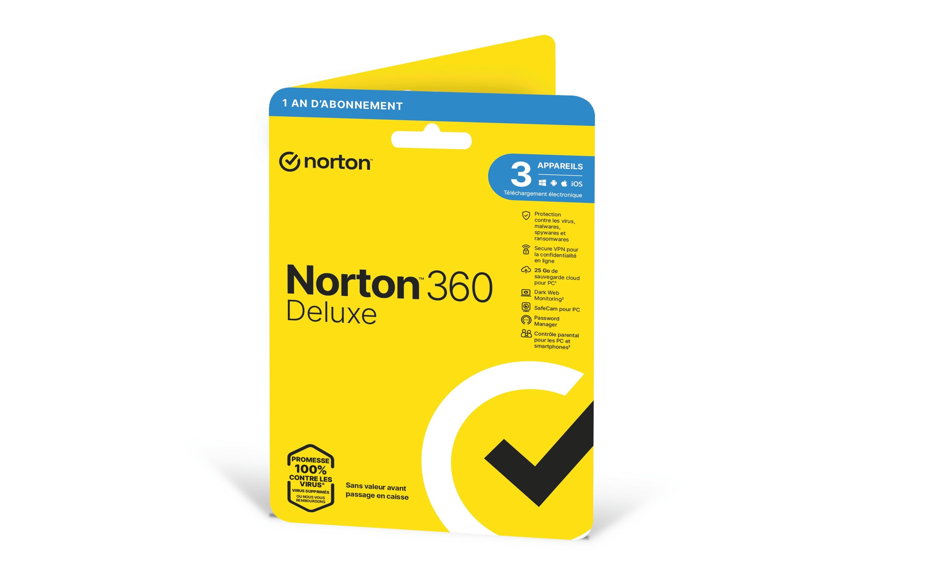 Norton Norton 360 Deluxe Sleeve, 3 Device, 1 Jahr Norton Norton 360 Deluxe Sleeve, 3 Device, 1 Jahr
