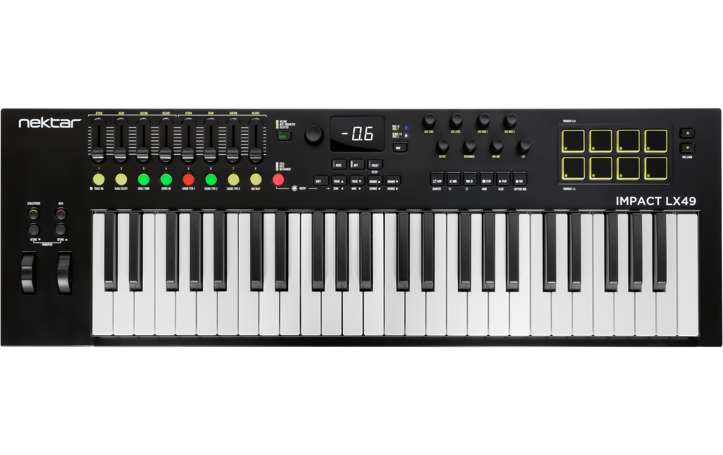 Nektar Keyboard Controller Impact LX49 MK3