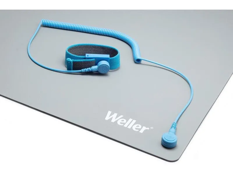 Weller Tisch-Lötmatte Set ESD Premium 900 x 600 mm, Grau Weller Tisch-Lötmatte Set ESD Premium 900 x 600 mm, Grau