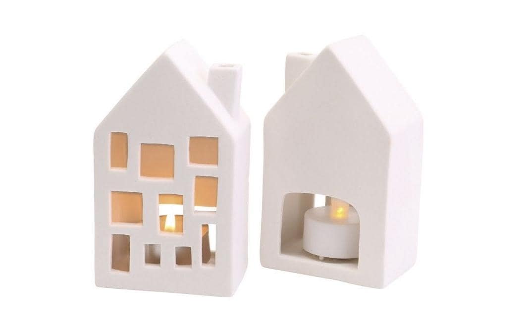 Creativ Company Teelichtgläser Haus 12 Stück Creativ Company Teelichtgläser Haus 12 Stück