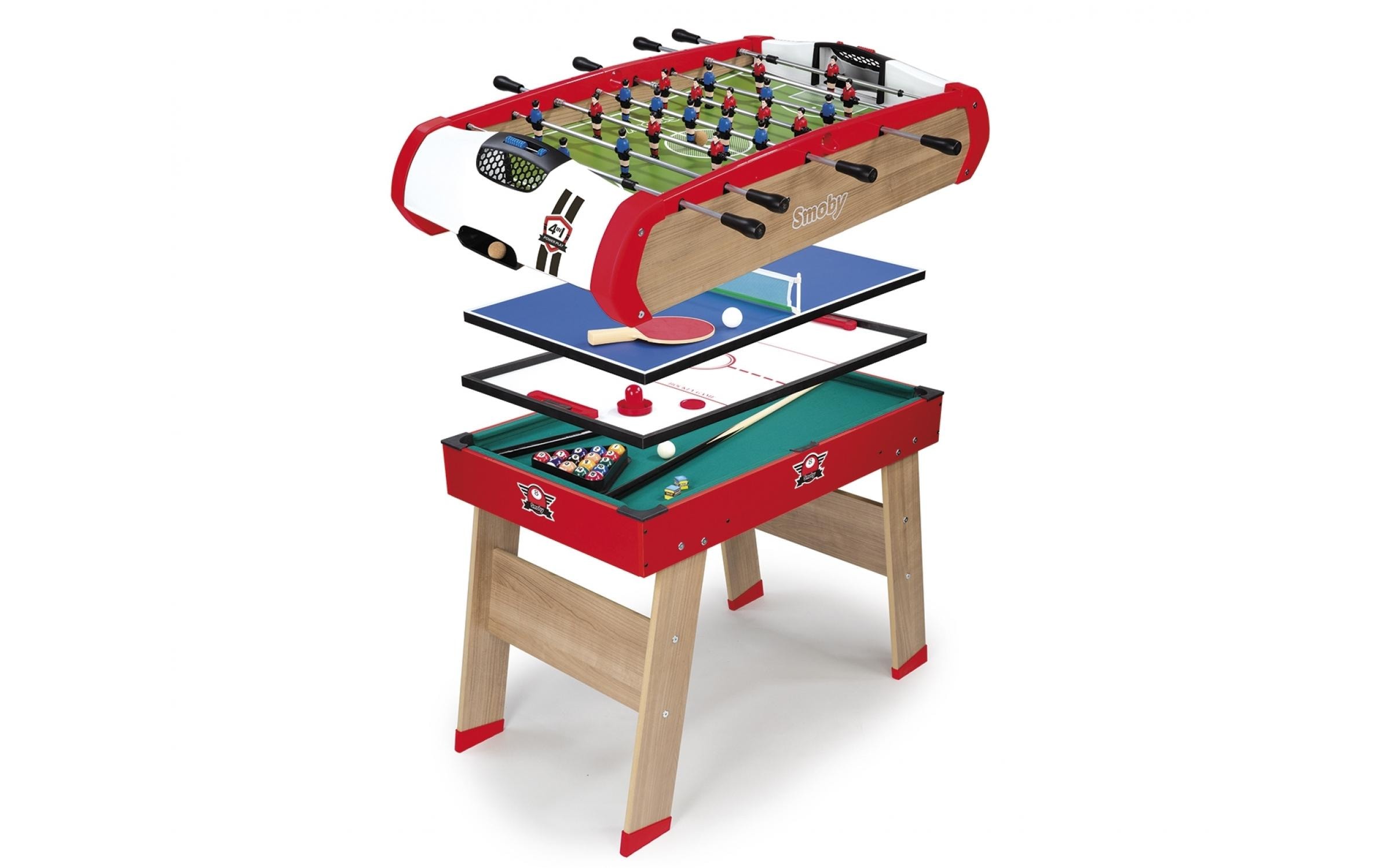 Smoby Tischfussball Powerplay 4-in-1