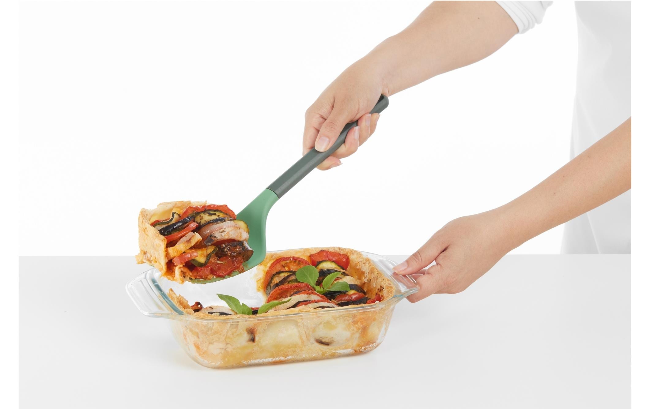 Lékué Pfannenwender PBT/Silikon, Grün/Schwarz