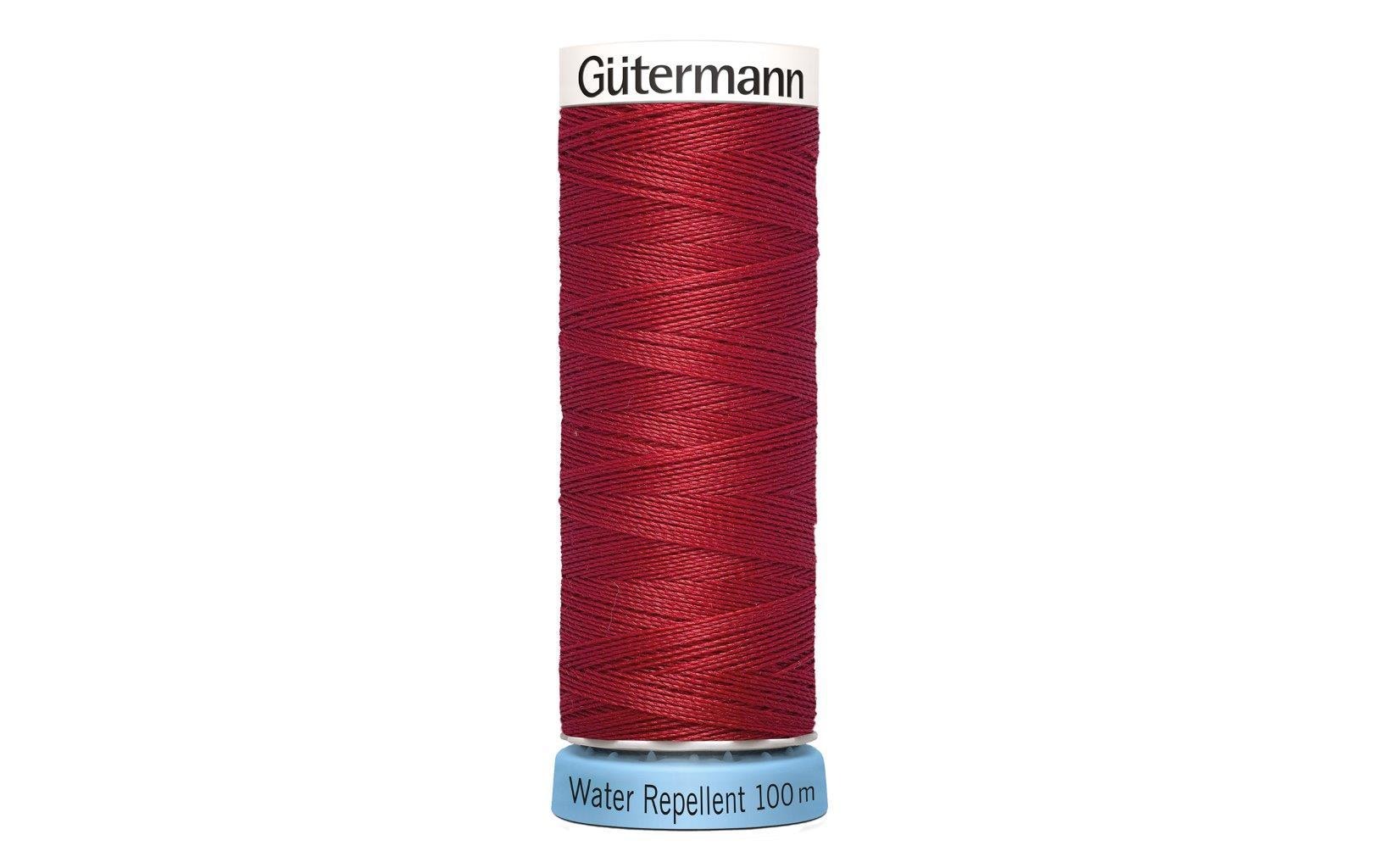 Gütermann Näh- und Stickgarn Water Repellent 1 Stück, Rot
