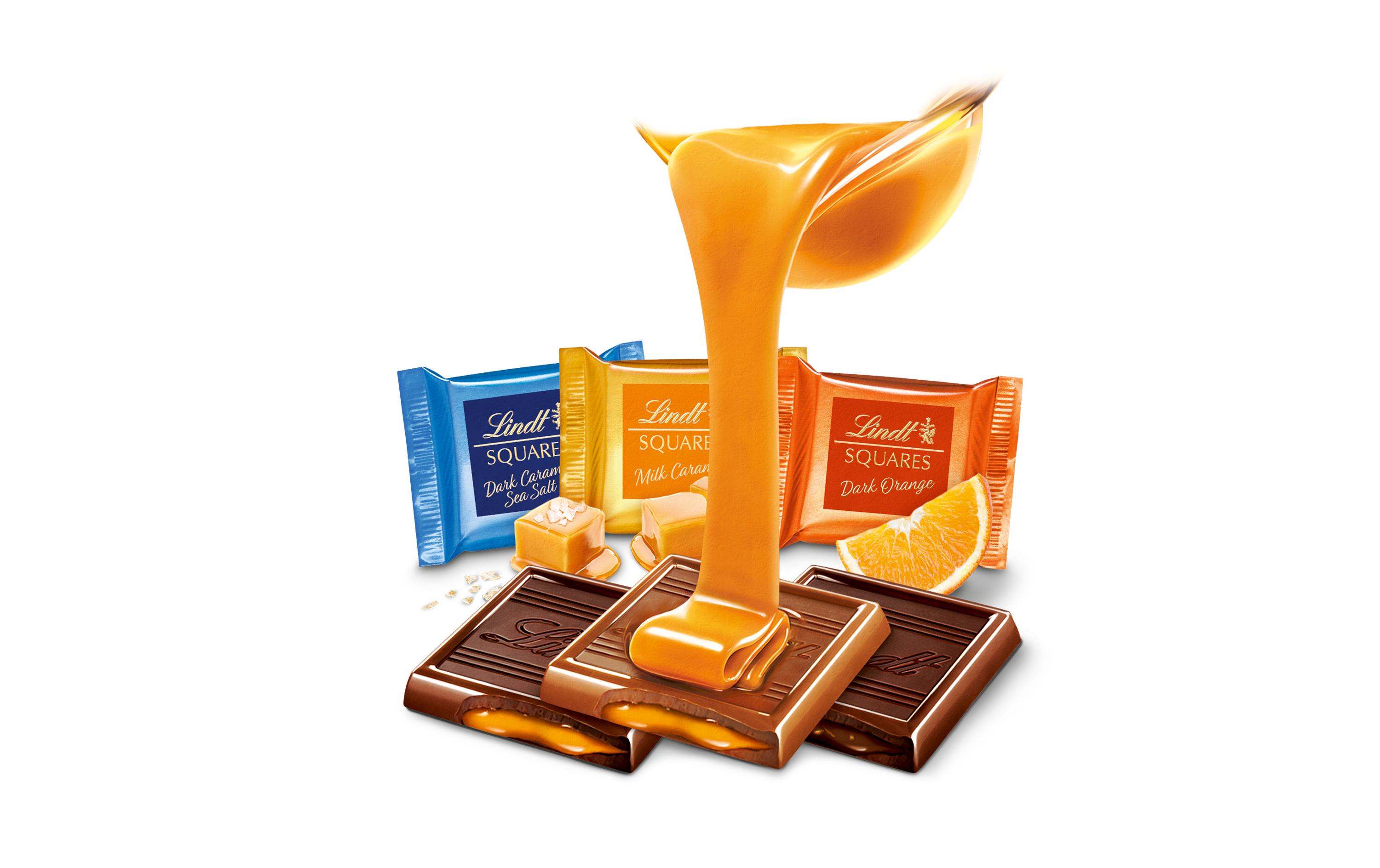 Lindt Schokoladen-Pralinen Squares assortiert 250 g Lindt Schokoladen-Pralinen Squares assortiert 250 g