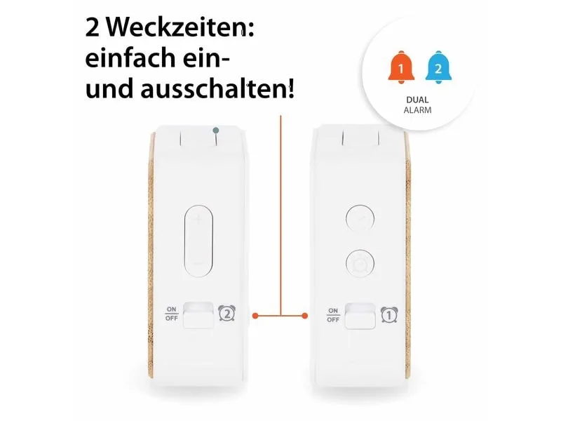 ADE Funkwecker Weiss/Nature ADE Funkwecker Weiss/Nature