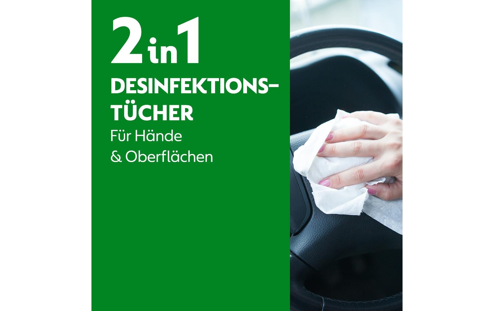 Dettol Desinfektionstücher 2 in 1 15 Stück Dettol Desinfektionstücher 2 in 1 15 Stück