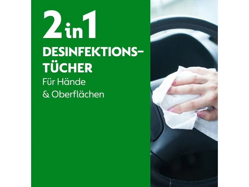 Dettol Desinfektionstücher 2 in 1 15 Stück