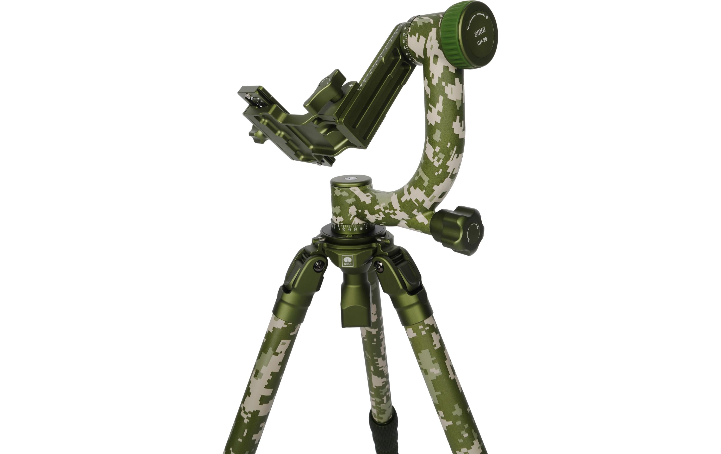 Sirui Stativ Explorer CT-3204 mit CH20 Camouflage