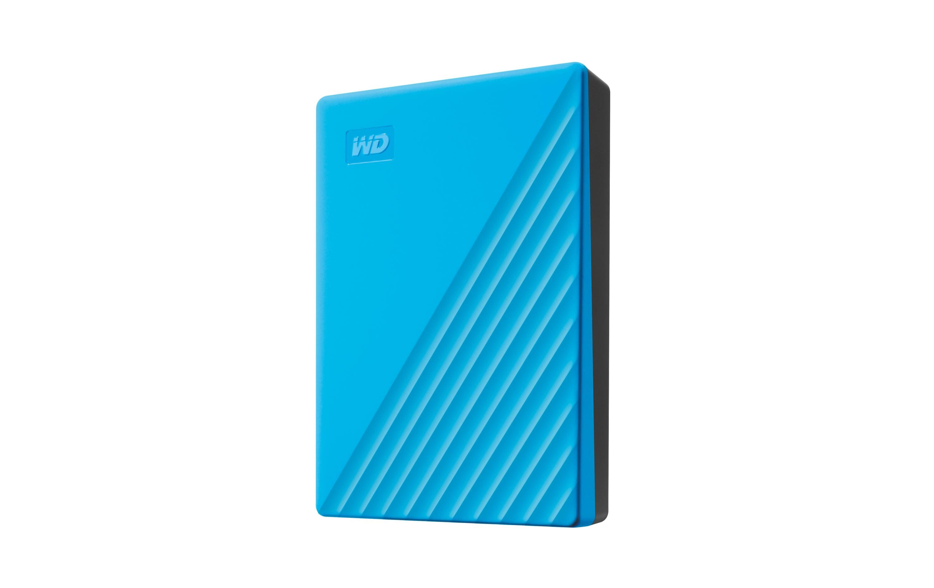 Western Digital Externe Festplatte My Passport 4 TB, Blau Western Digital Externe Festplatte My Passport 4 TB, Blau