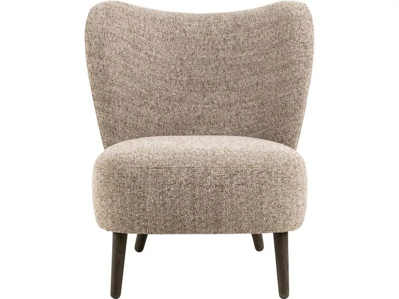 AC Design Sessel Elmont Eiche/Stahl, Beige AC Design Sessel Elmont Eiche/Stahl, Beige