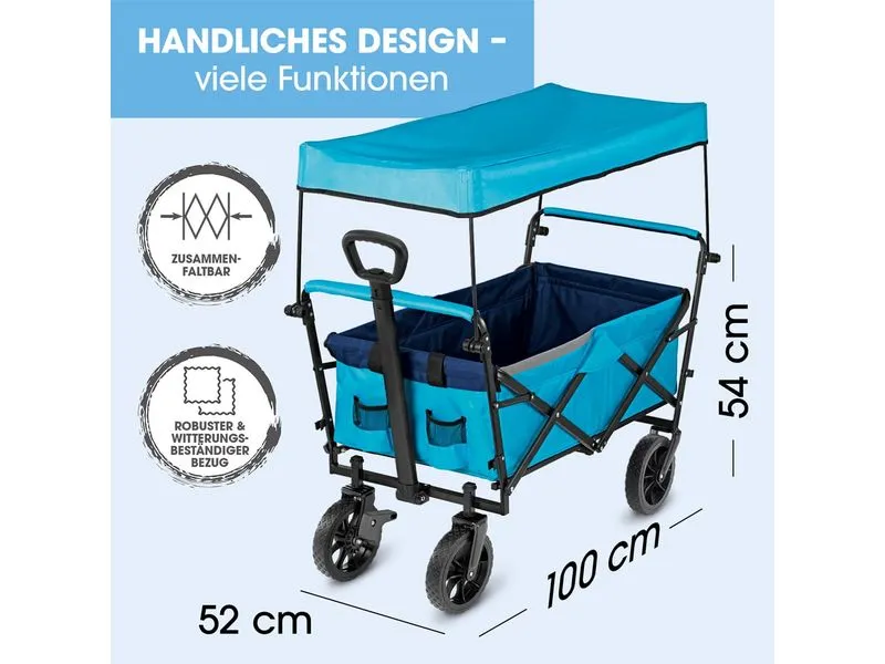 EASYmaxx Bollerwagen Blau EASYmaxx Bollerwagen Blau