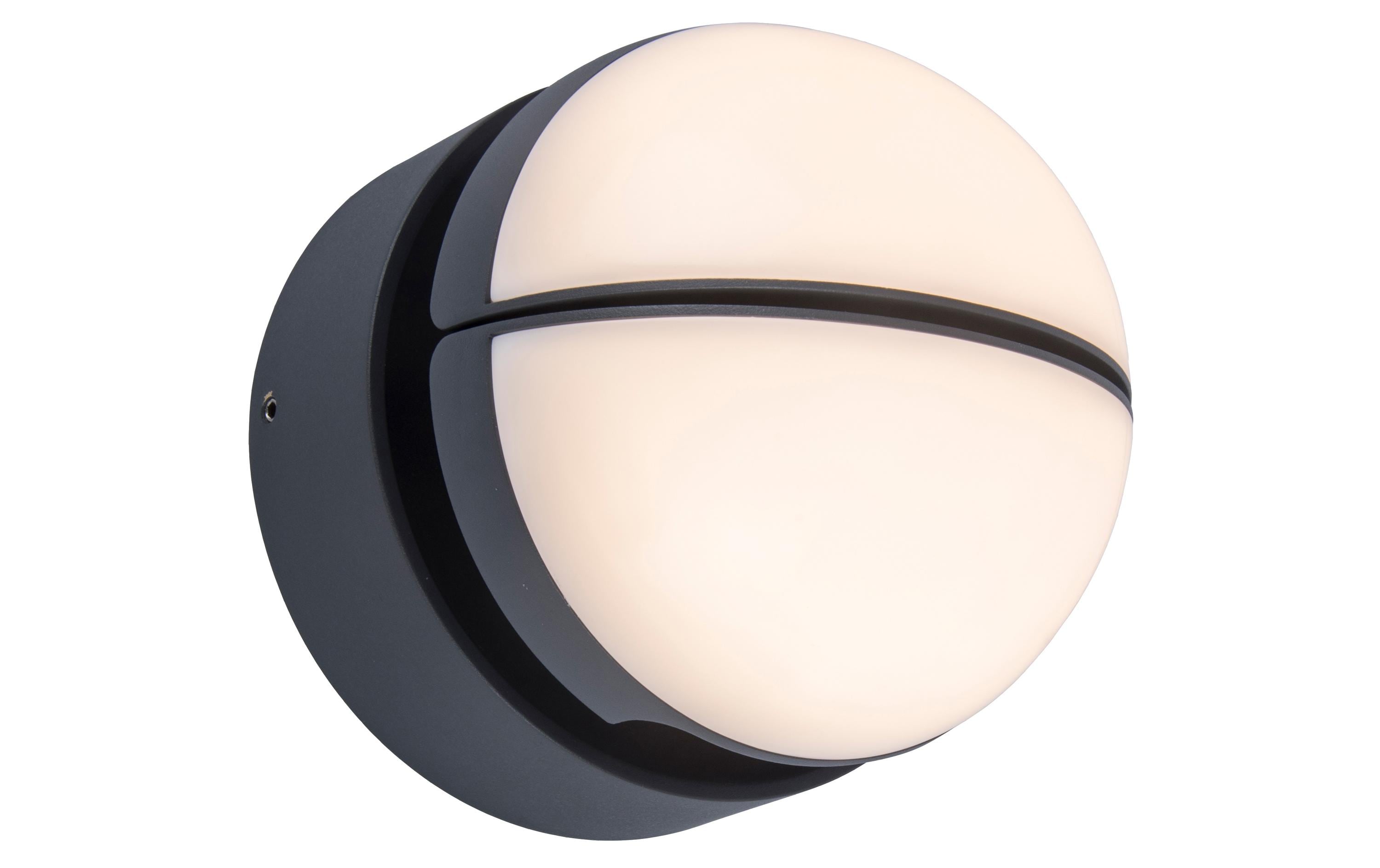 LUTEC Wandleuchte EKLIPS 3000 K, Anthrazit