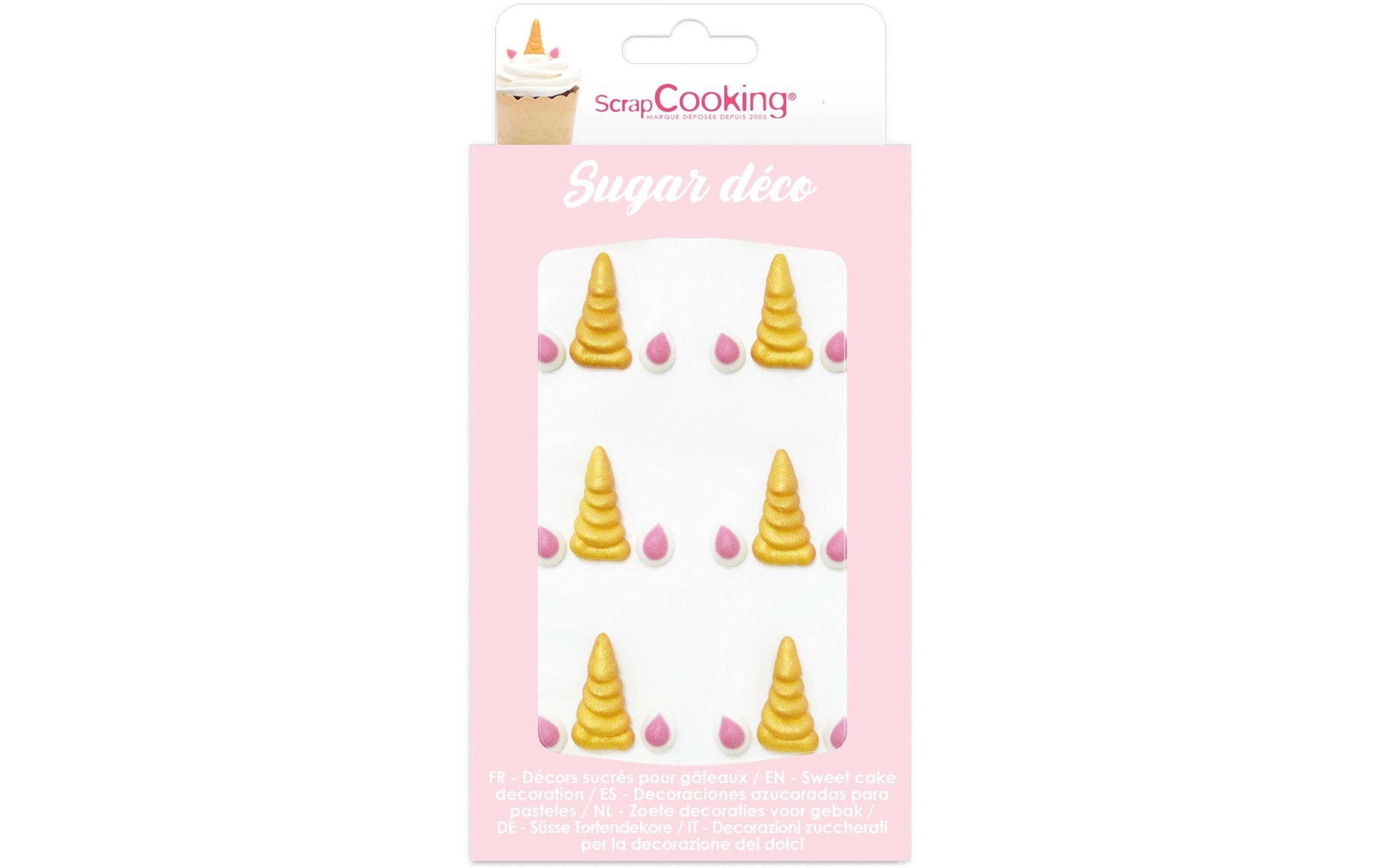 ScrapCooking Zuckerdekore Einhorn 6 Stück ScrapCooking Zuckerdekore Einhorn 6 Stück