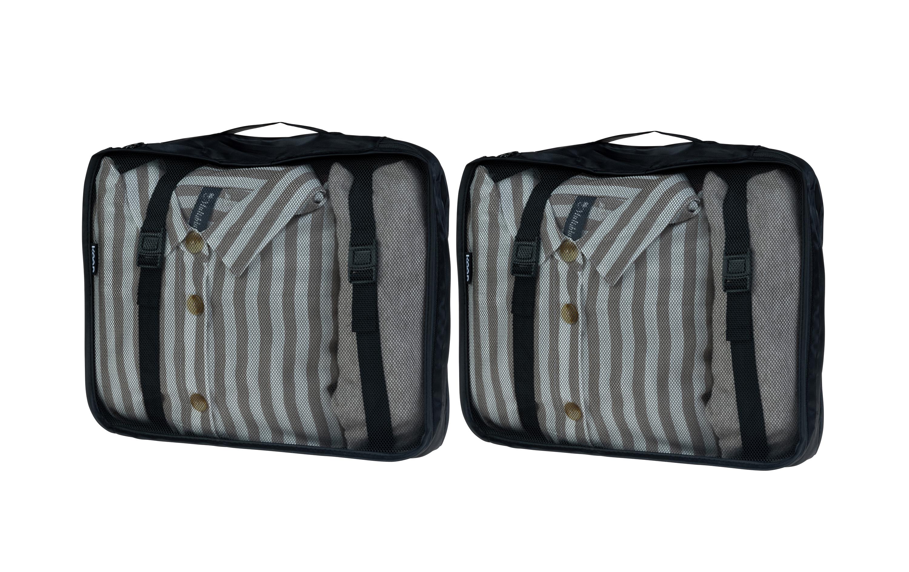 KOOR Kleiderbeutel Reesa, Grösse L, 2er-Pack, Schwarz KOOR Kleiderbeutel Reesa, Grösse L, 2er-Pack, Schwarz