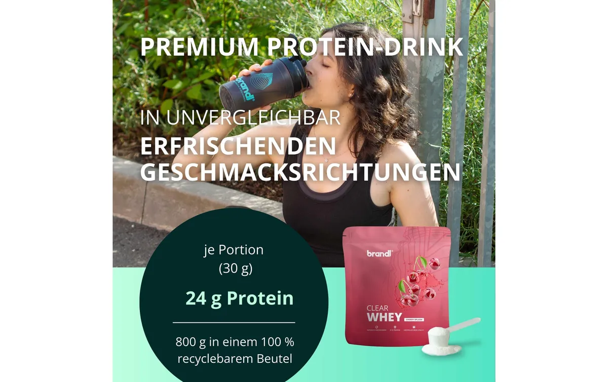 Brandl-Nutrition Pulver Clear Whey Passionsfrucht Mango 800 g Brandl-Nutrition Pulver Clear Whey Passionsfrucht Mango 800 g