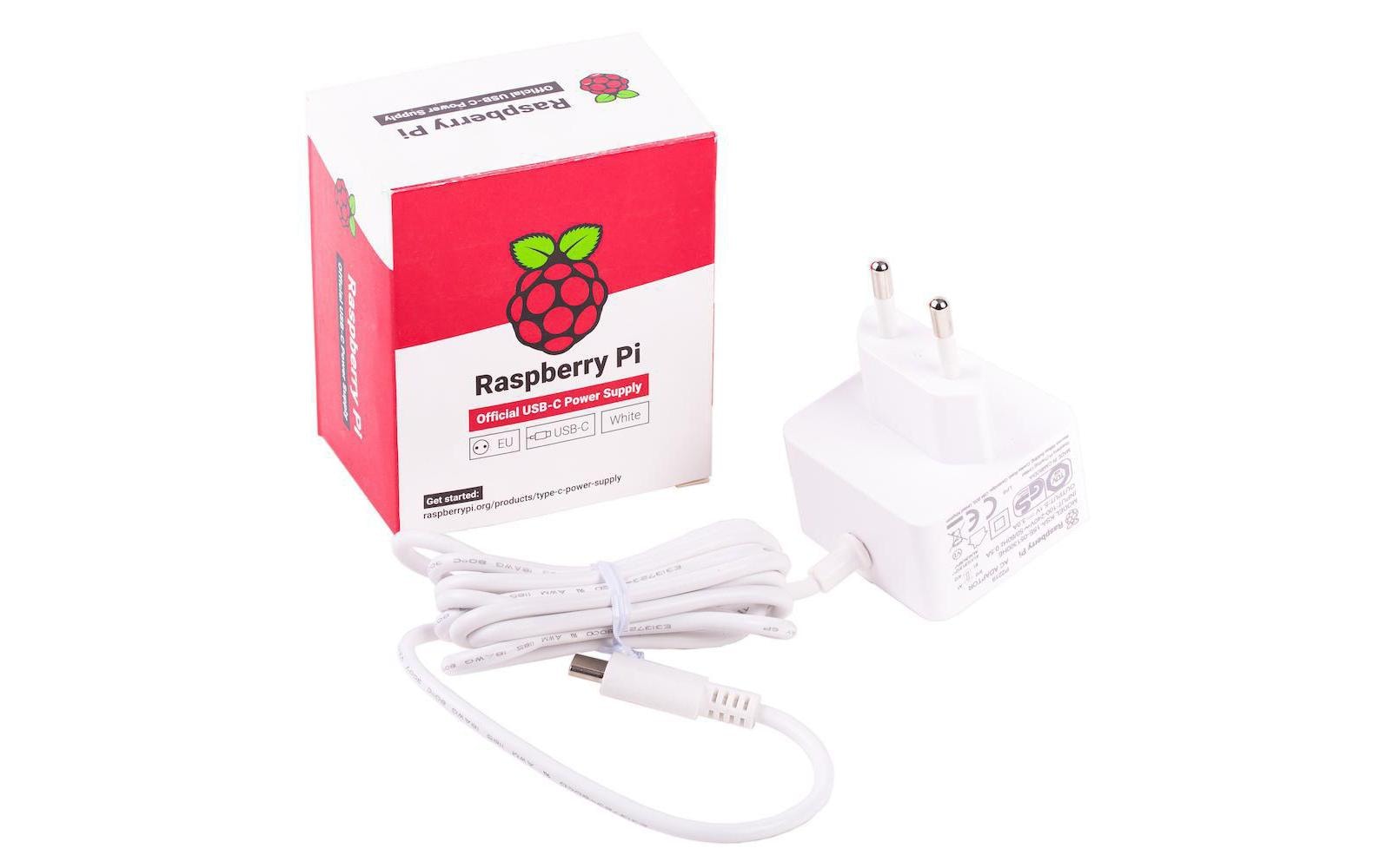 Raspberry Pi Netzteil USB-C 5.1 V 3 A Weiss, Raspberry Pi 4