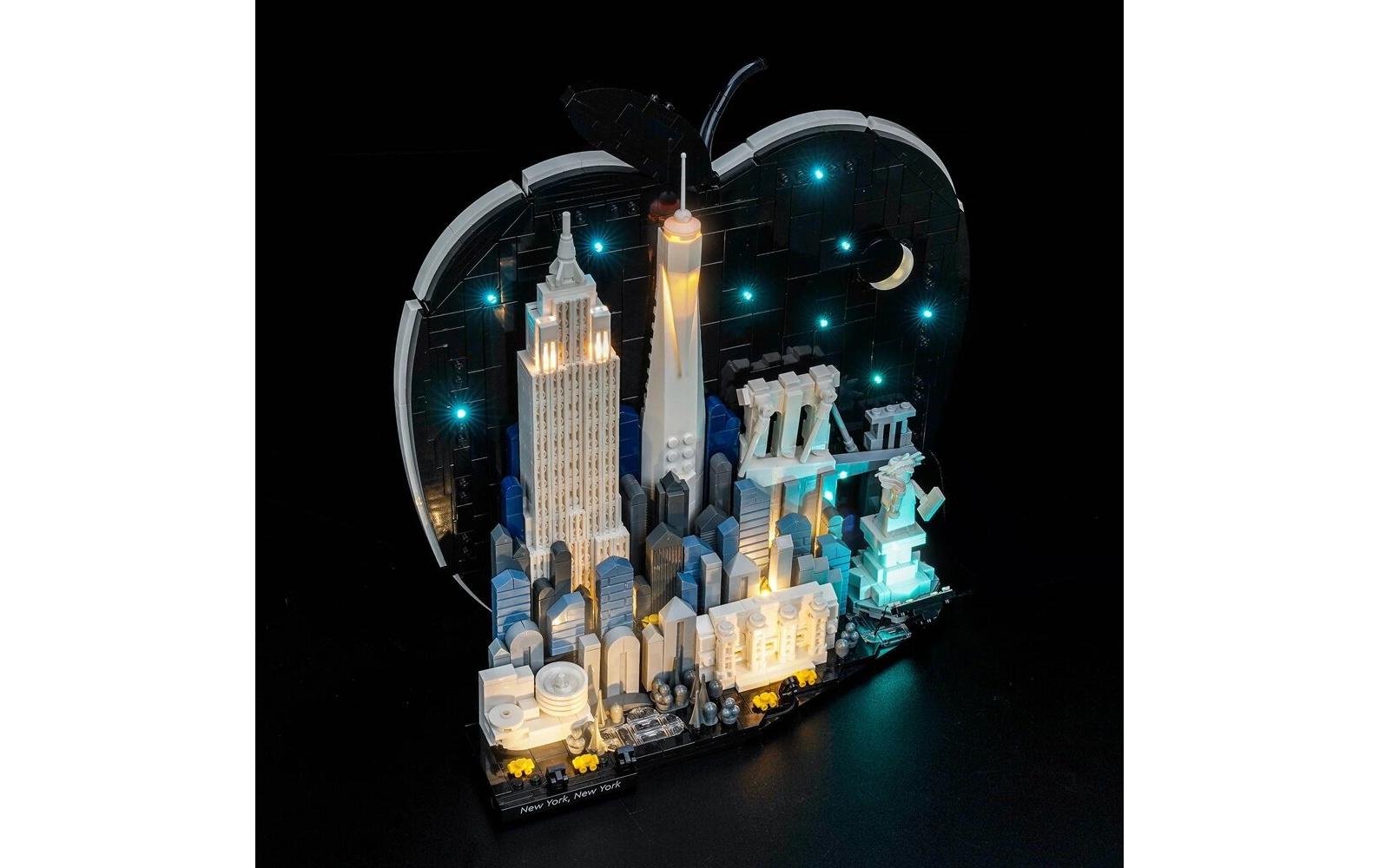 BrickBling Beleuchtungs-Set für LEGO® 21066 New York City The Big Apple