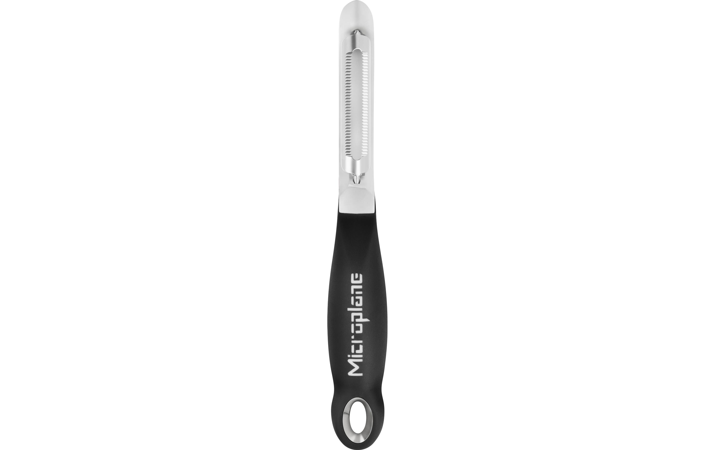 Microplane Schäler Schwarz/Silber