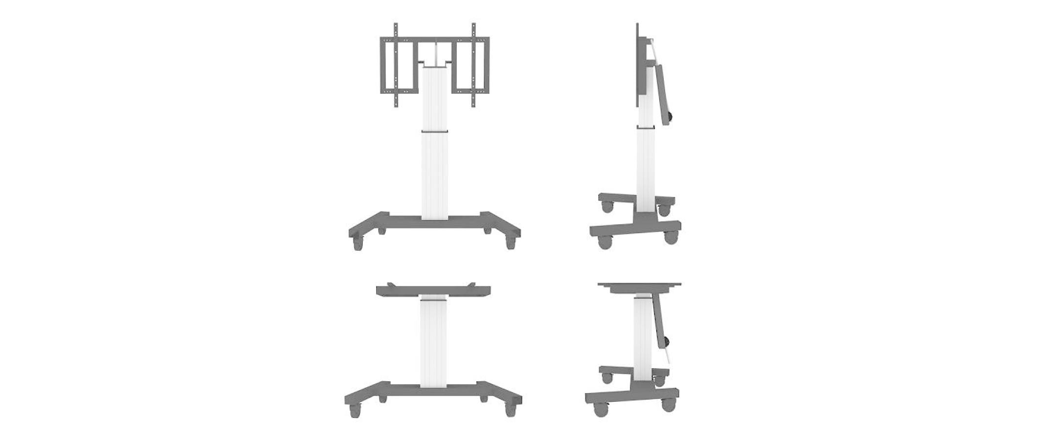 NEOMOUNTS TV-Trolley PLASMA-M2500T Silber NEOMOUNTS TV-Trolley PLASMA-M2500T Silber