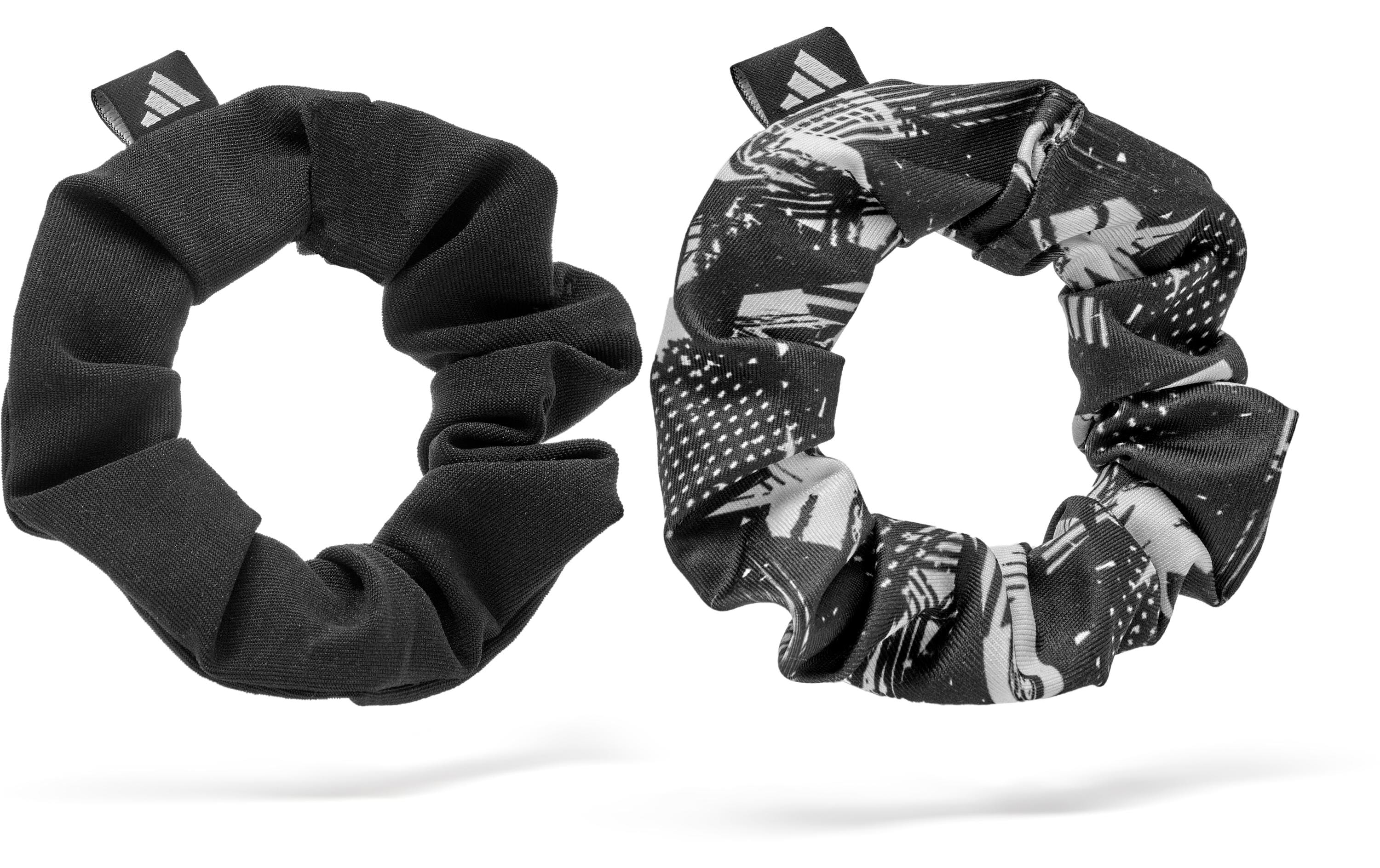 adidas Hair Scrunchies Schwarz und Weiss