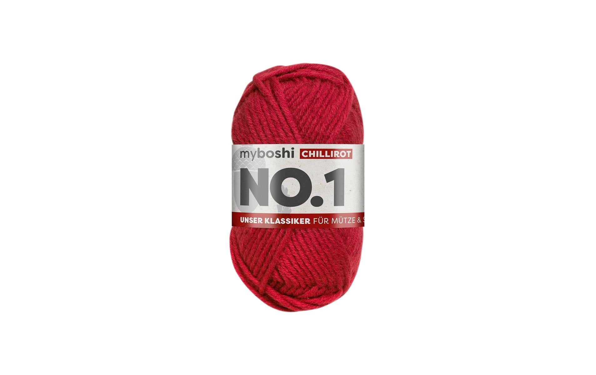 myBoshi Wolle Nr.1 Chillirot 50 g, 55 m