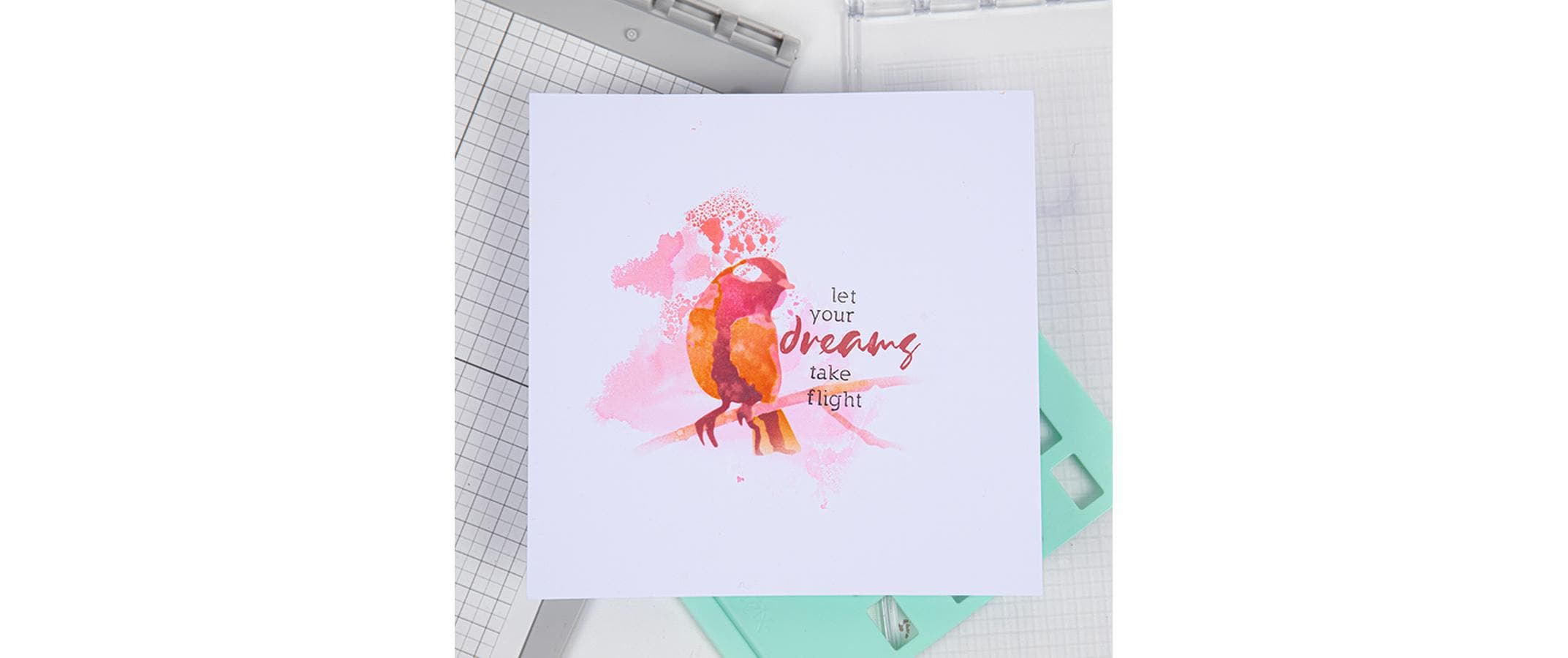 Sizzix Schablone Vogel und Zweige 4er-Pack