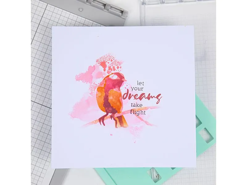 Sizzix Schablone Vogel und Zweige 4er-Pack Sizzix Schablone Vogel und Zweige 4er-Pack