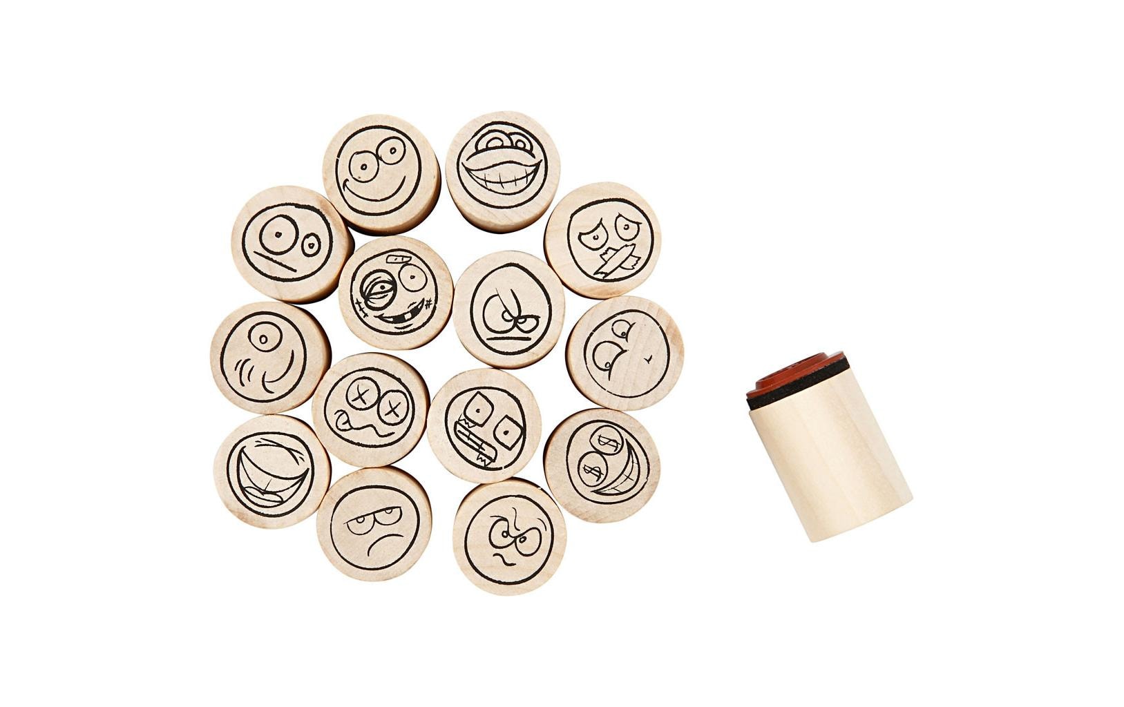 Creativ Company Stempel Holz 15 Stück