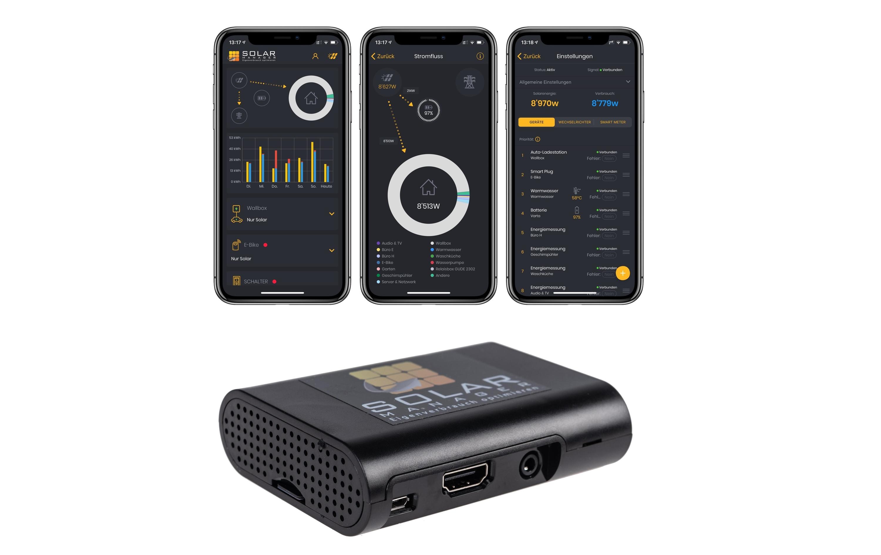 Solar Manager Solar Manager Eigenverbrauchs-Optimierung Solar Manager Solar Manager Eigenverbrauchs-Optimierung