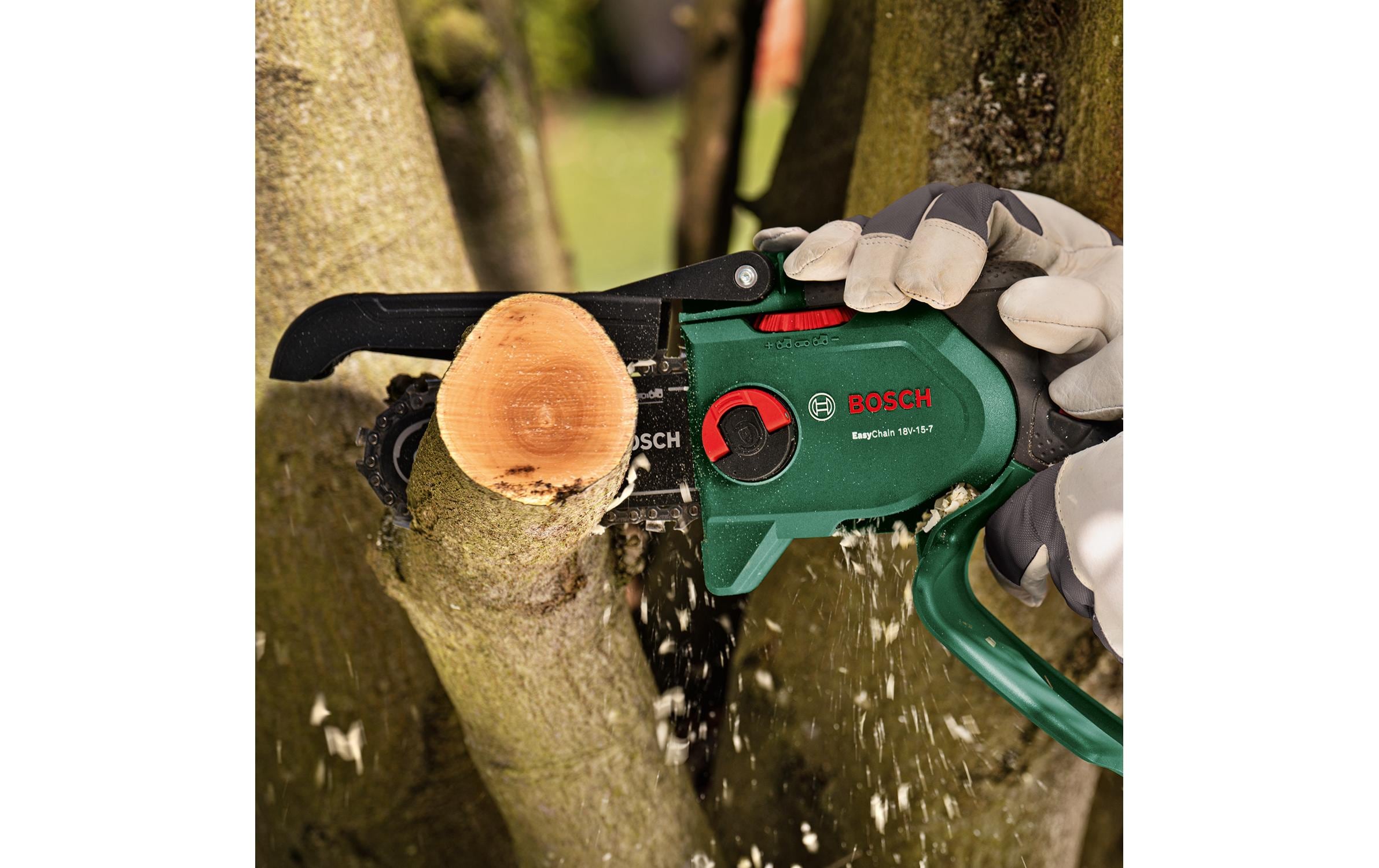 Bosch Akku-Kettensäge EasyChain 18 V-15-7, Solo