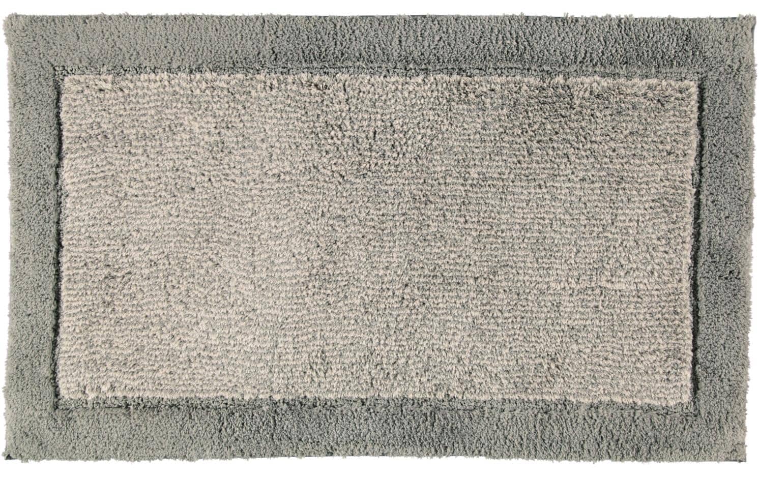 Cawö Badteppich Two-Tone 70 x 120 cm, Graphit