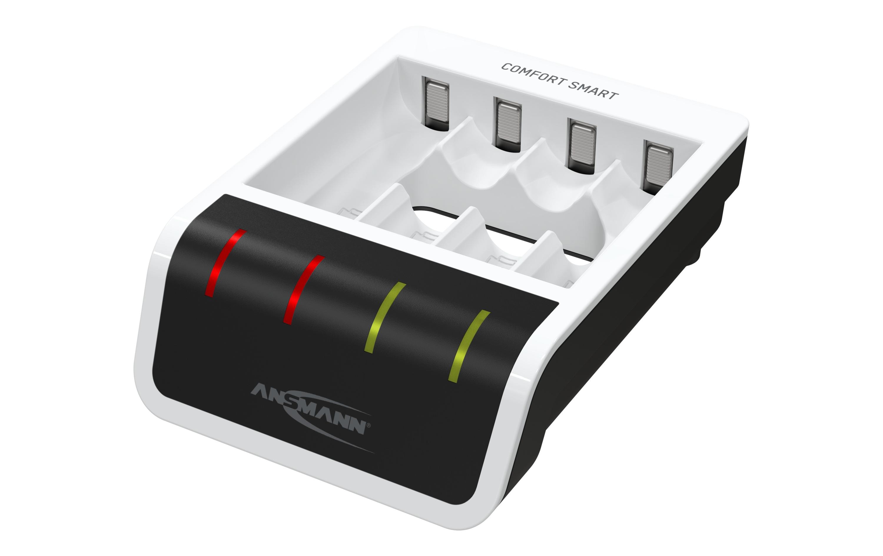 Ansmann Ladegerät Comfort Smart+ 4x AA 2100 mAh