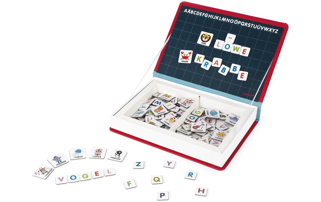 Janod Beschäftigungsspielzeug Magnetbuch Alphabet -DE- Janod Beschäftigungsspielzeug Magnetbuch Alphabet -DE-
