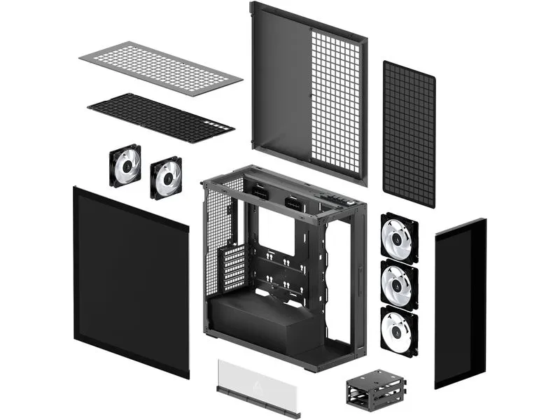 Arctic Cooling PC-Gehäuse ACPCC00018A Black Mirror