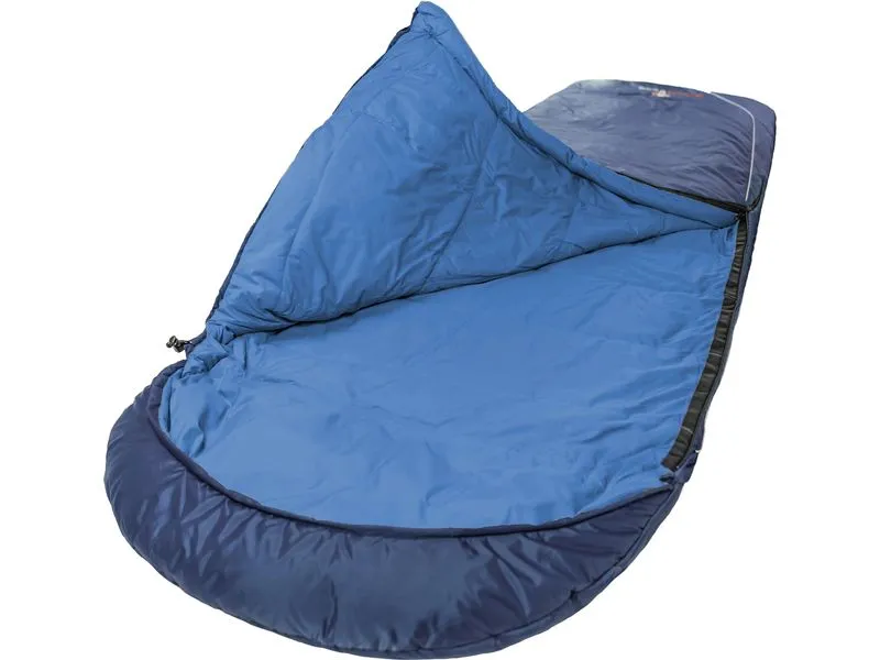Grüezi Bag Schlafsack Wolle Camp Cotton Comfort 4 °C L 185 cm, Blau Grüezi Bag Schlafsack Wolle Camp Cotton Comfort 4 °C L 185 cm, Blau