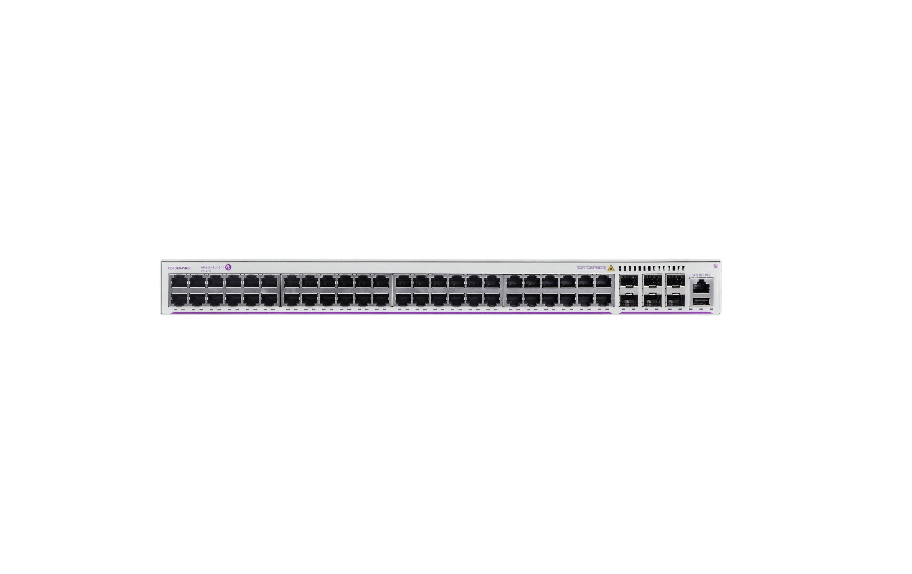 Alcatel-Lucent PoE+ Switch OmniSwitch OS2360-P48X 52 Port