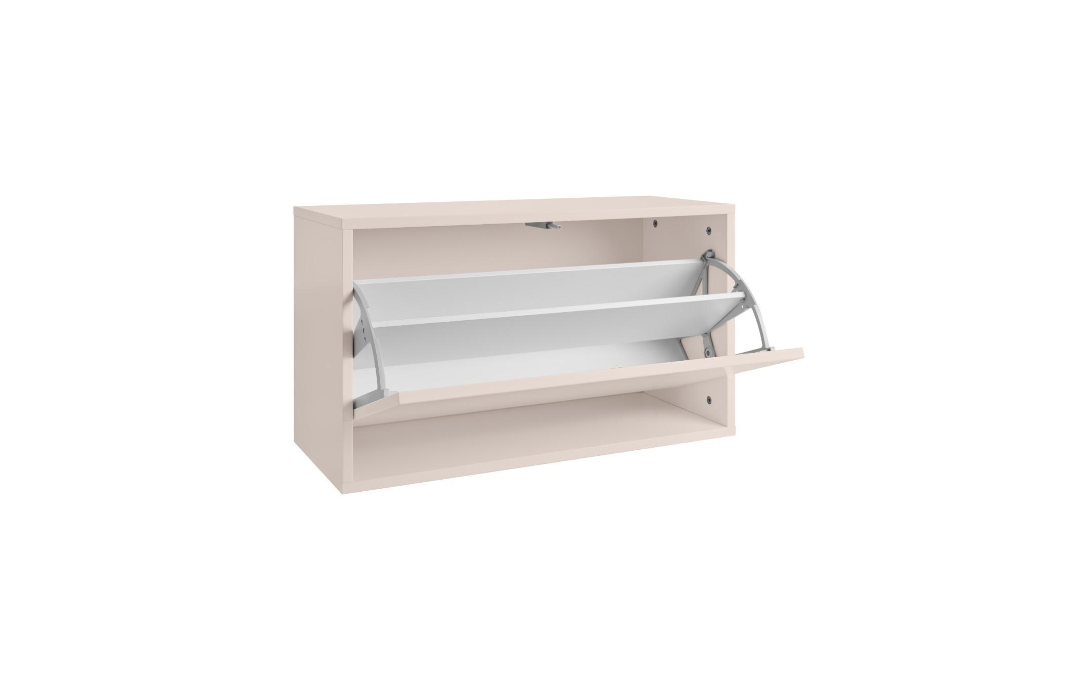 ReCollector Schuhschrank Shoe Box, 70 x 40 x 30 cm, Silver Cloud Grey