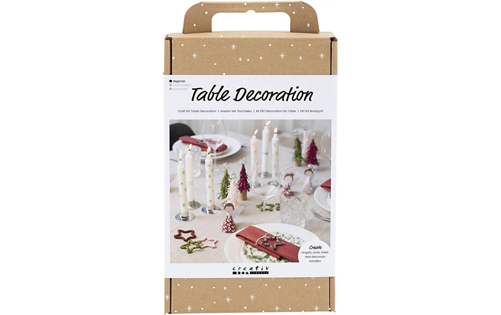 Creativ Company Bastelset Tischdekoration Engel/Weihnachtsbäume/Sterne