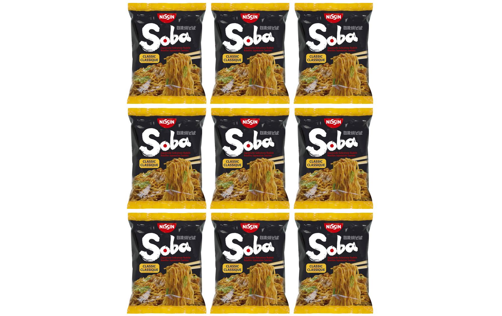 Nissin Food Soba Classic 9 x 111 g