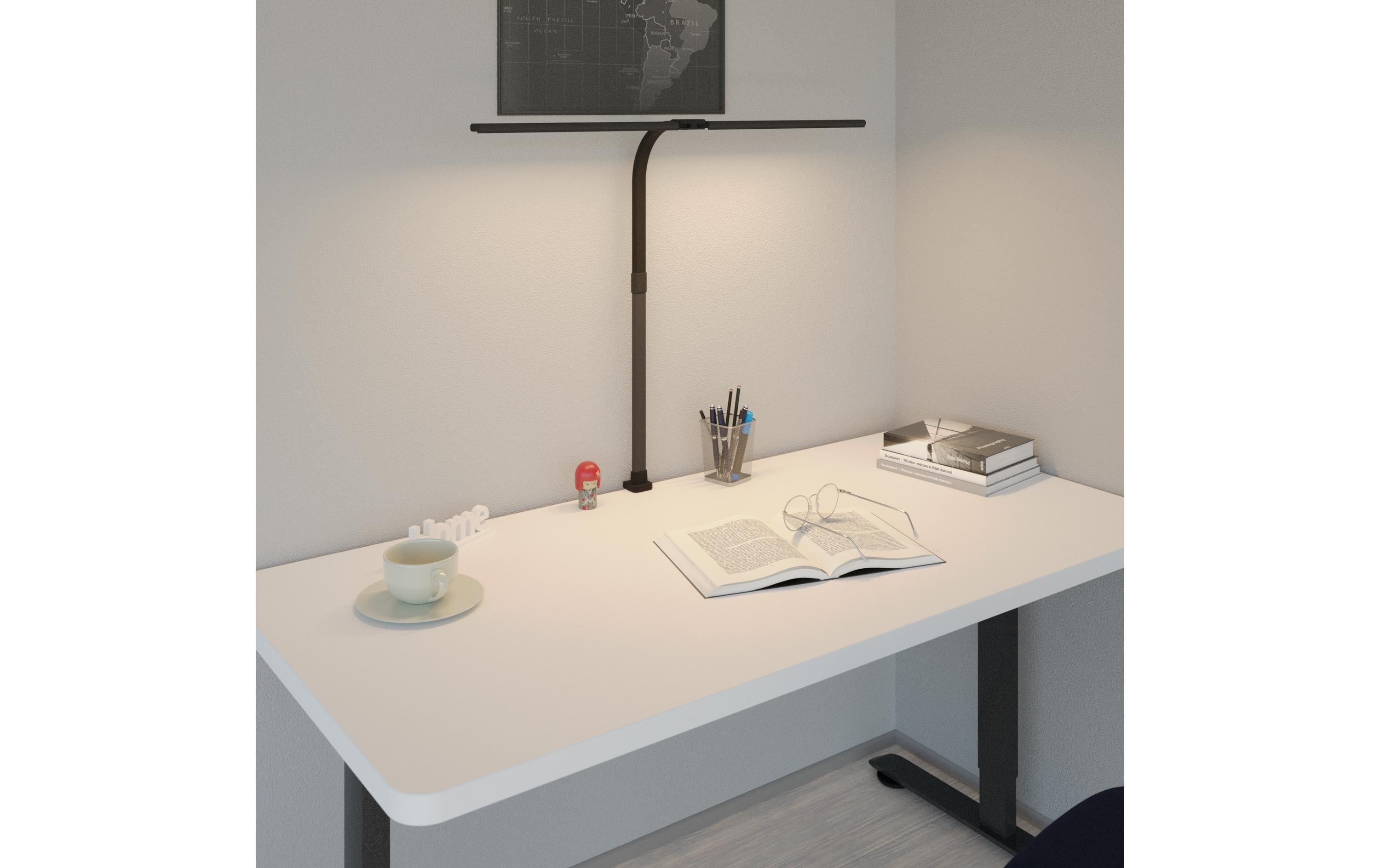 Hansa Schreibtischleuchte LED Nova 20 Watt, Schwarz