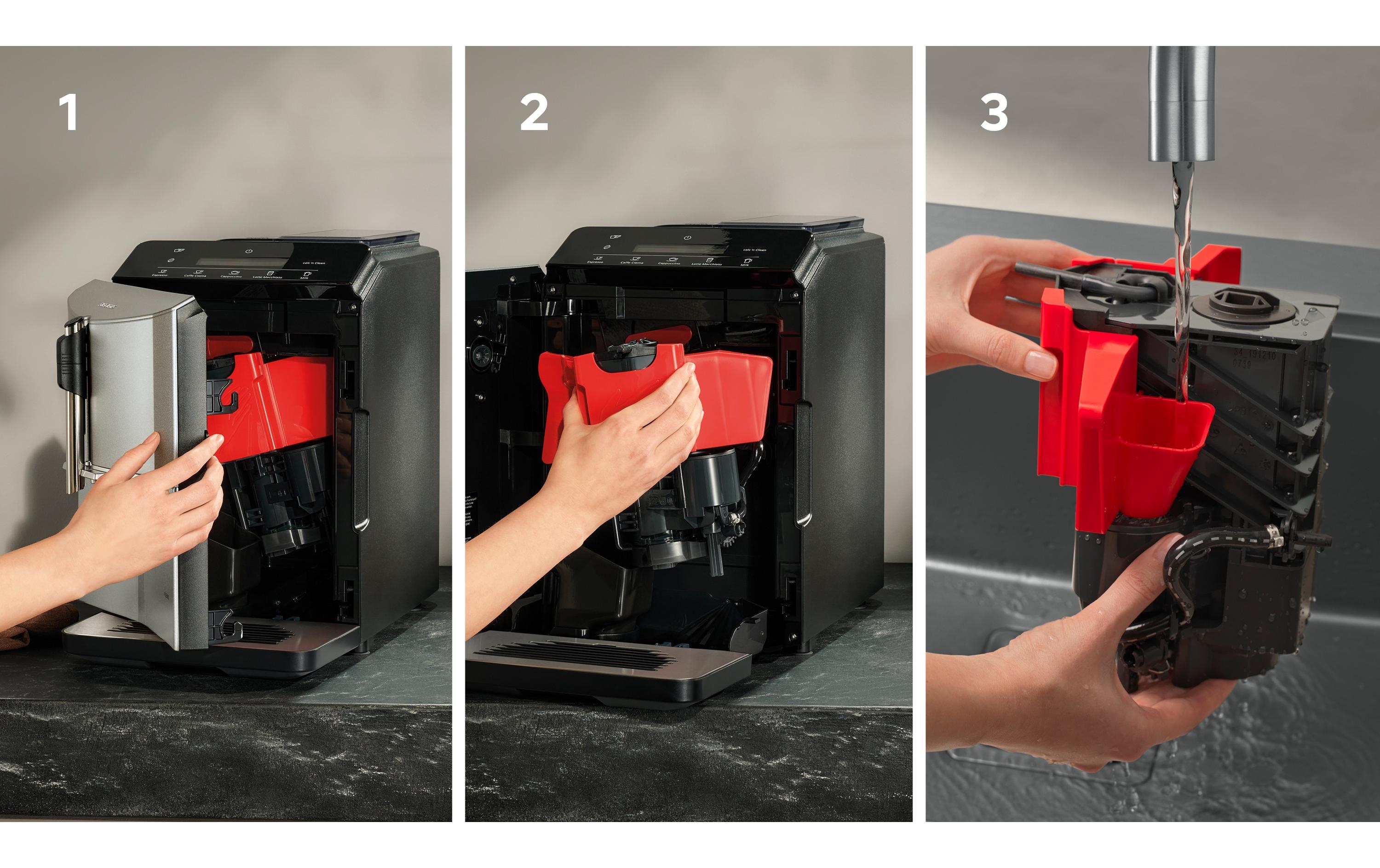 Siemens Kaffeevollautomat EQ300 Inox silver metallic TF303E07