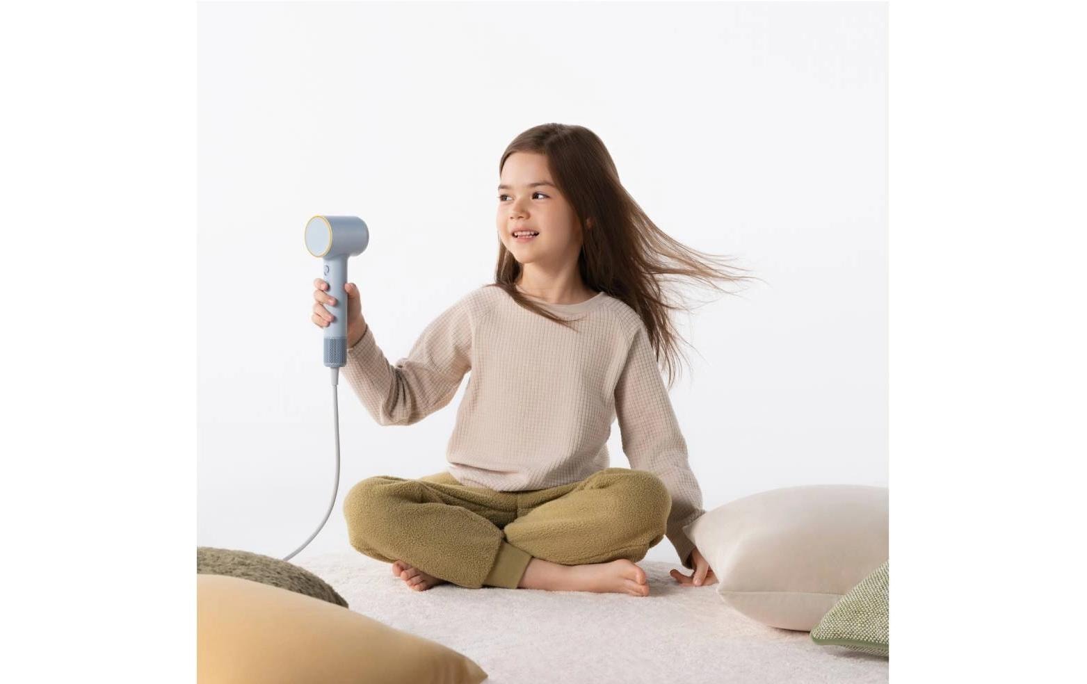 Laifen Haartrockner Mini BLU (1 Aufsatz + 1 Beutel) Blue