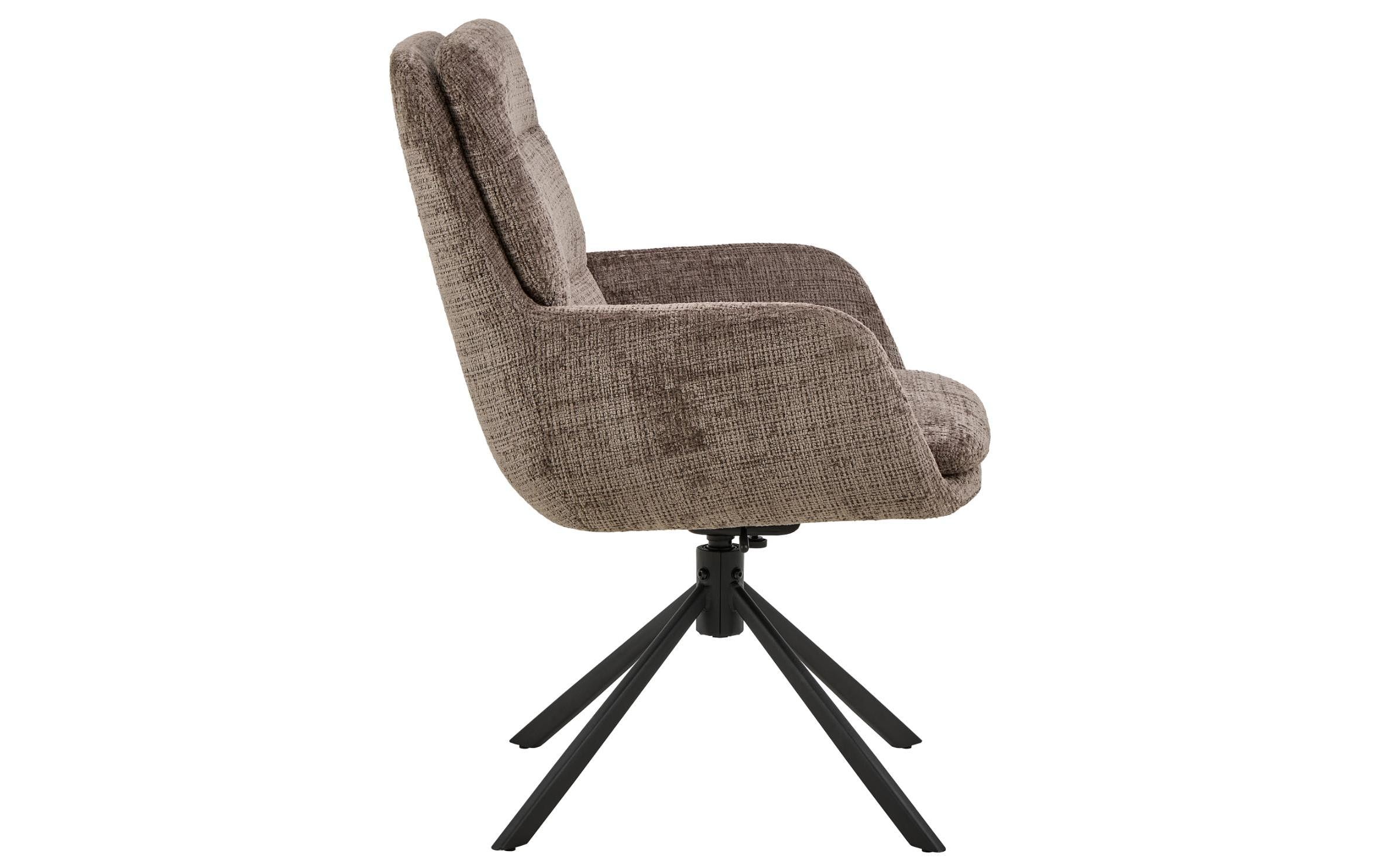 AC Design Stuhl Edgar Braun/Schwarz, 2 Stück